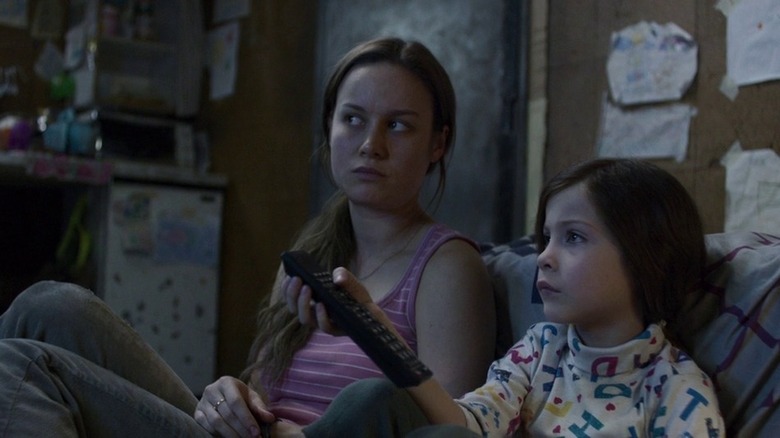 Brie Larson and Jacob Tremblay in Room
