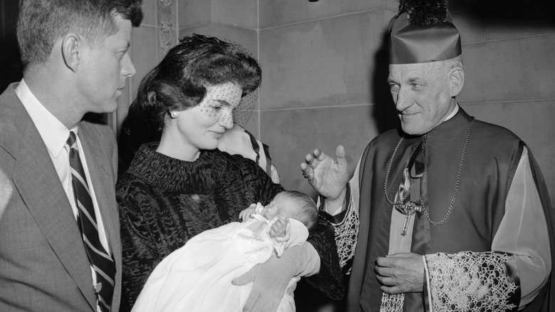 The baptism of Caroline Kennedy