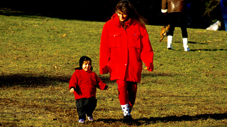 Caroline Kennedy in Central Park