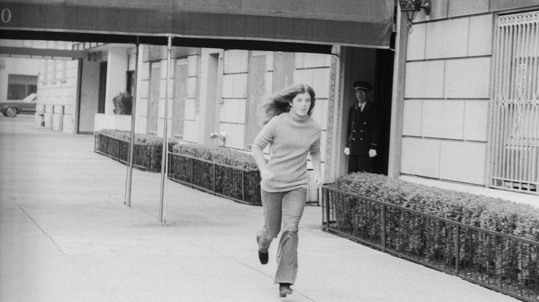 Caroline Kennedy running down the streets of Manhattan in the 1970s