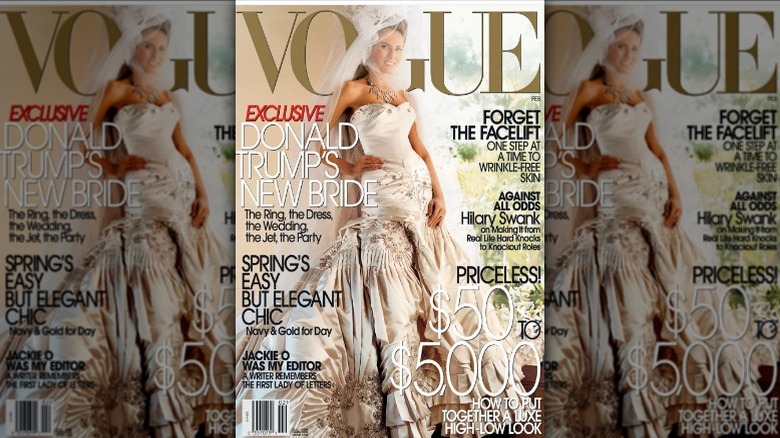 Melania Trump on Vogue cover