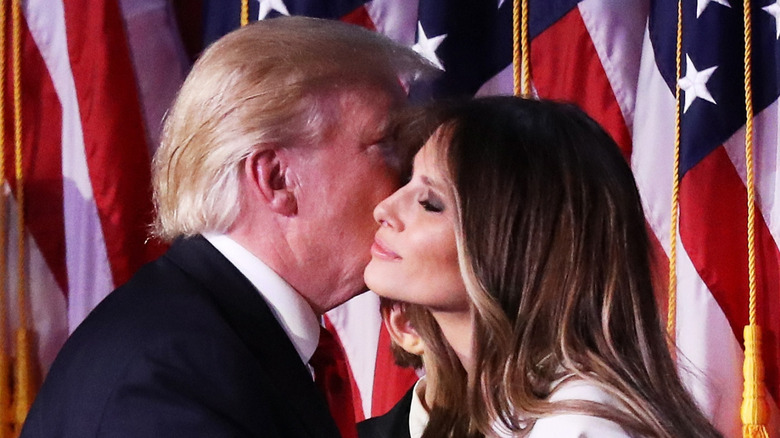 Melania Trump and Donald Trump