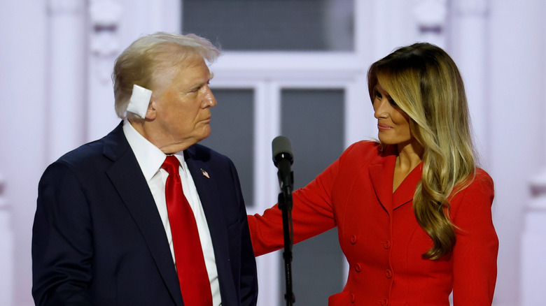Melania Trump and Donald Trump