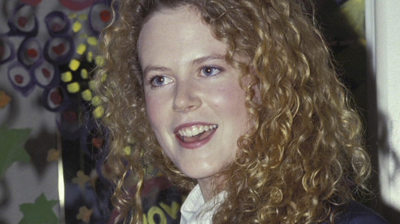 Nicole Kidman with curly hair