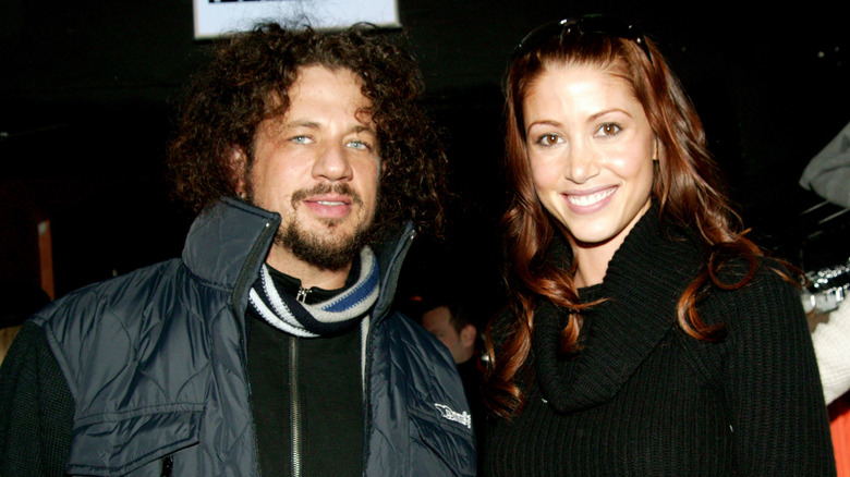 Joseph Reitman and Shannon Elizabeth at 2005 Park City together