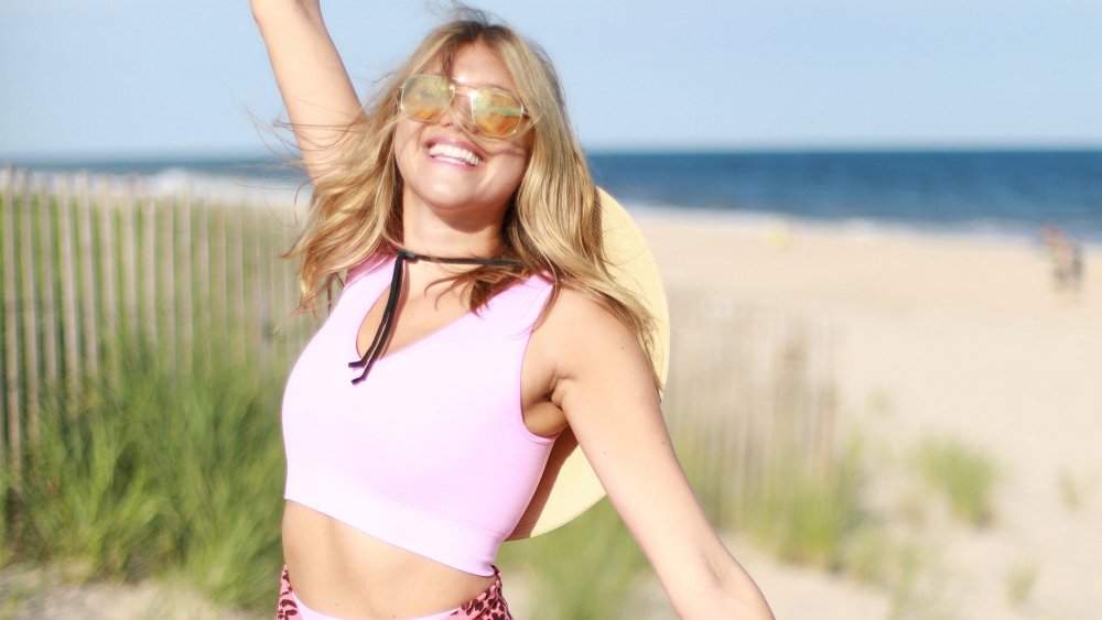 Kate Sands in Phat Buddha athleisure