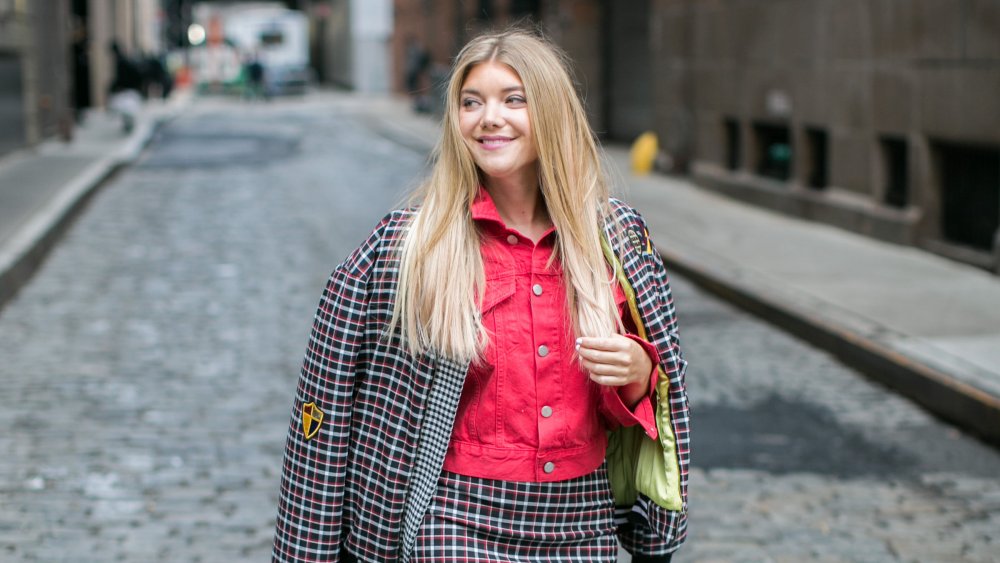 Kate Sands in blazer