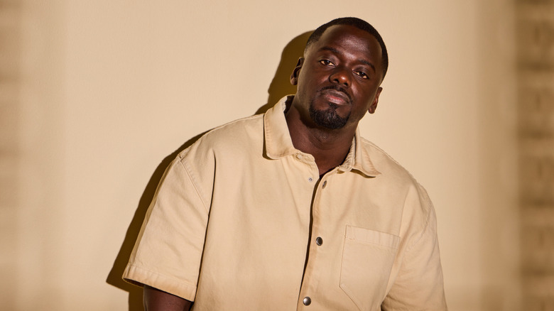 Daniel Kaluuya wearing a beige shirt at the Red Sea International Film Festival in 2025.