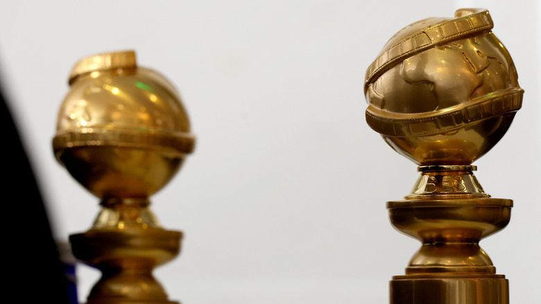 A pair of Golden Globe Awards