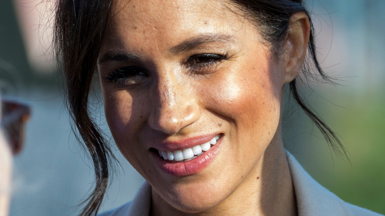 Meghan Markle smiling 