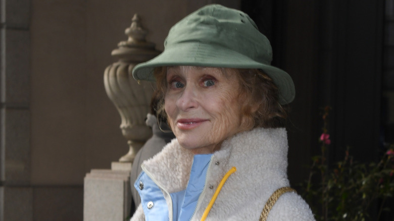 Lauren Hutton smiling at a fashion show in 2026