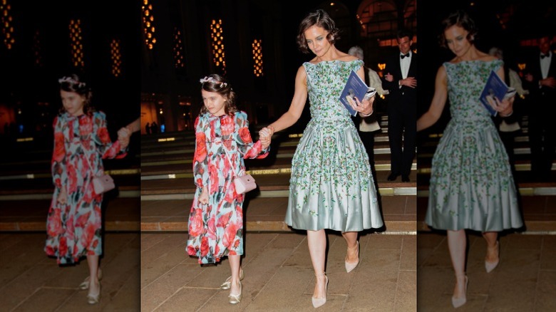 Suri Cruise and Katie Holmes attending the American Ballet Theater Spring Gala in 2018