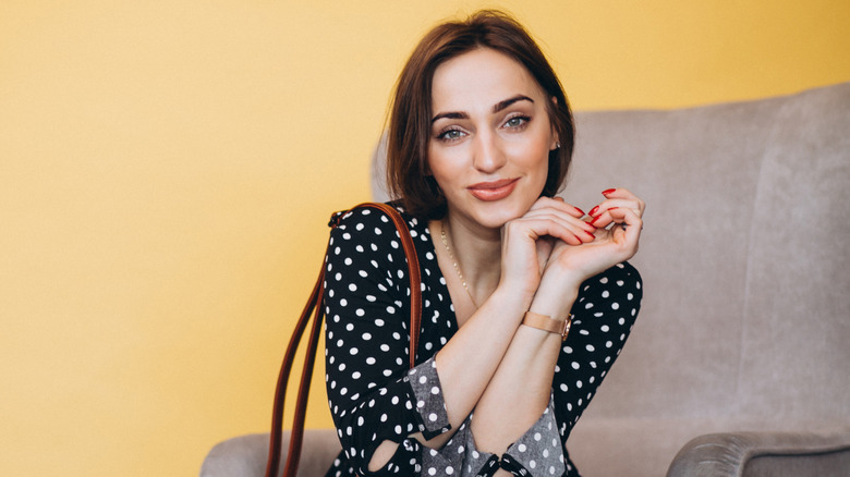 woman sitting in chair