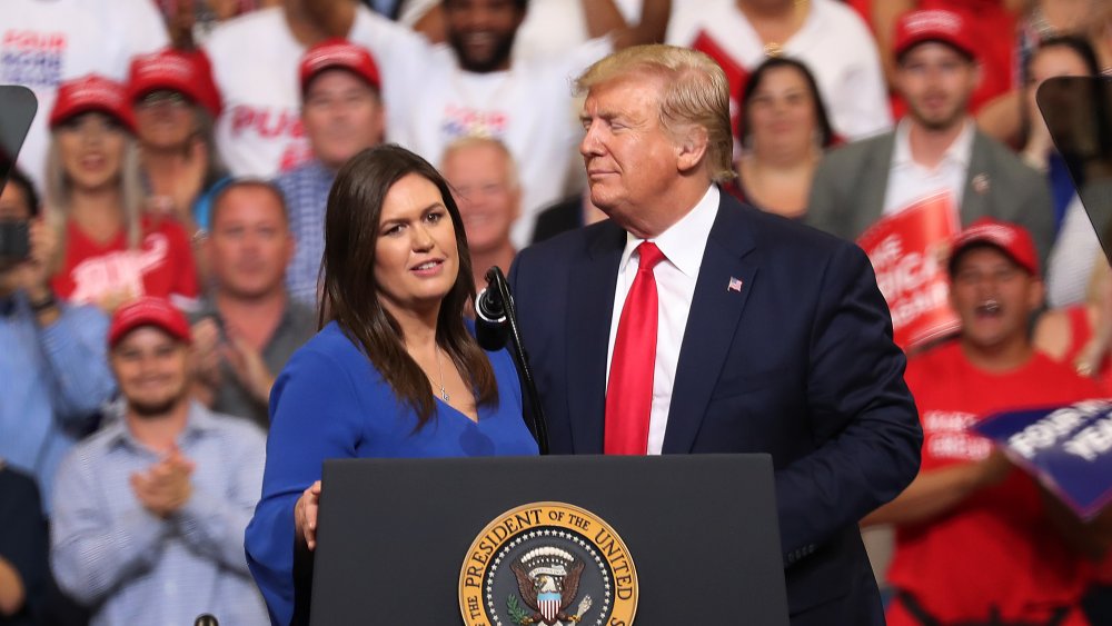 Sarah Sanders / Donald Trump