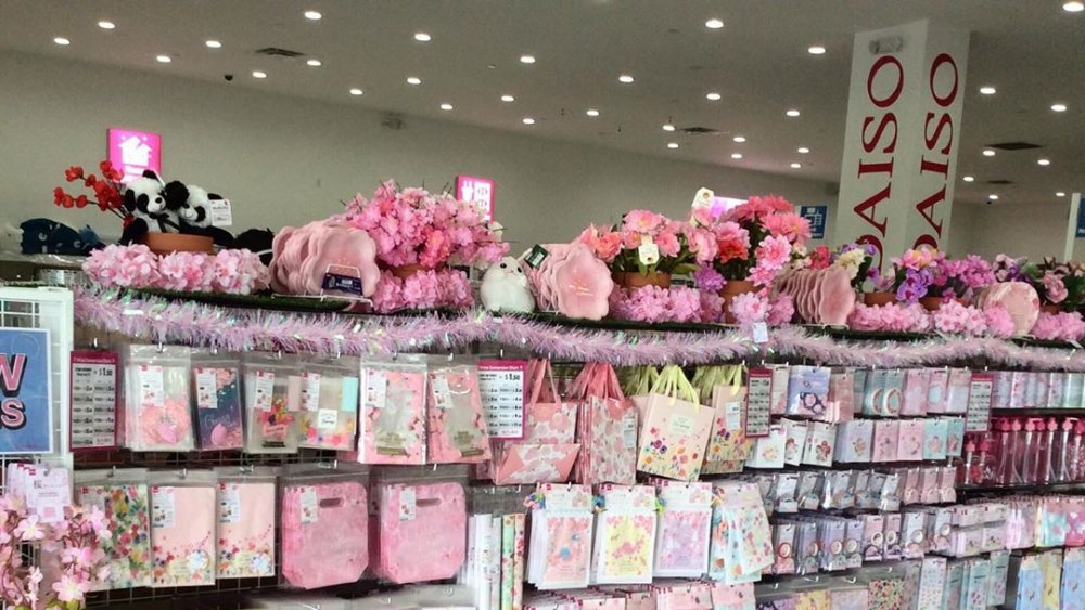 Daiso display of cute kitsch