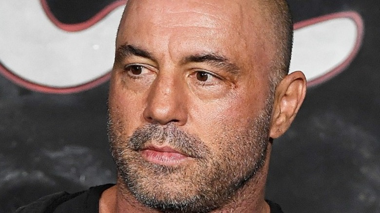 Joe Rogan performing on stage