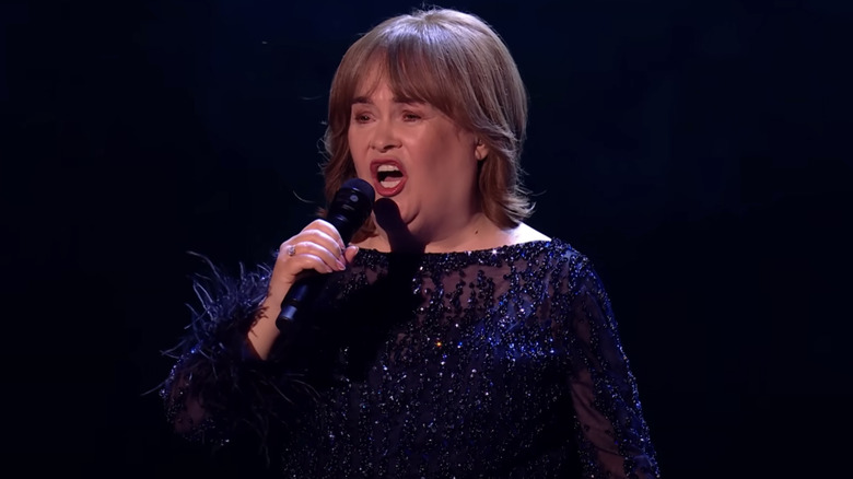 Susan Boyle performing at Britain's Got Talent