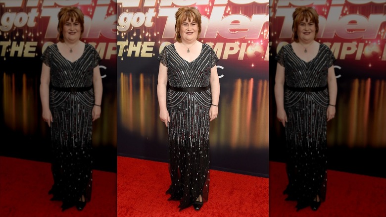 Susan Boyle at the America's Got Talent: The Champions final in 2018.