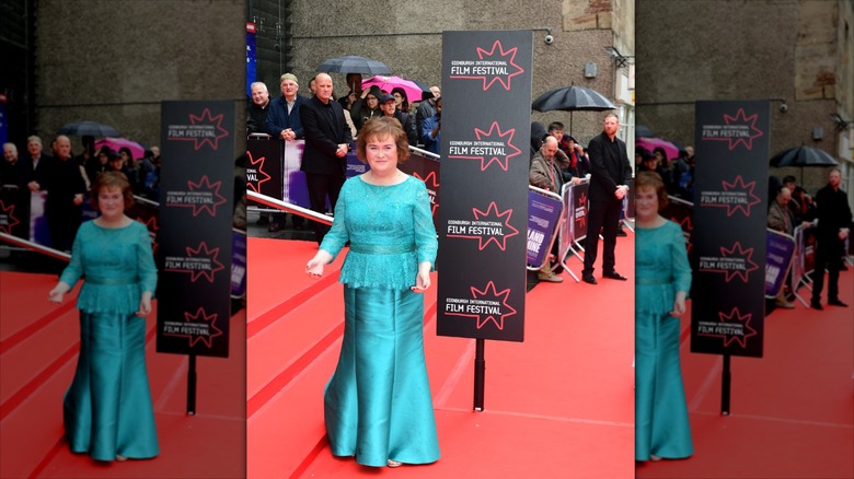 Susan Boyle at the "England is Mine" premiere in 2017