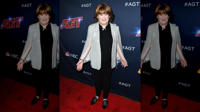 Susan Boyle at the  "America's Got Talent" live show in 2019