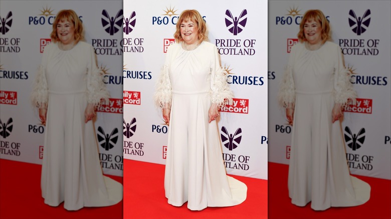 Susan Boyle at the Pride of Scotland Awards in 2025