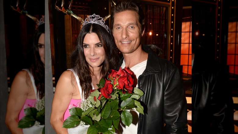 Sandra Bullock and Matthew McConaughey at SpikeTV's "Guys Choice" awards in 2014
