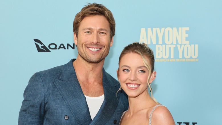 Glenn Powell and Sydney Sweeney at the New York premiere of "Anyone But You" in 2023