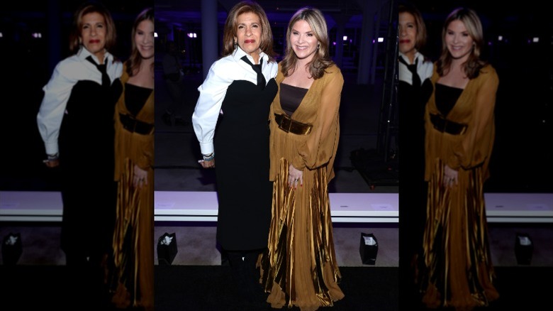 Hoda Kotb and Jenna Bush Hager attend the Sergio Hudson fashion show in New York City (2024)