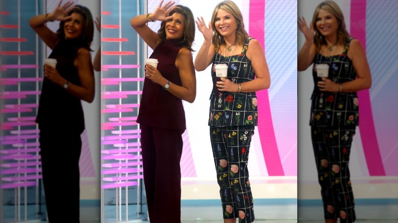 Hoda Kotb and Jenna Bush Hager on the "Today" show in New York City (2023)