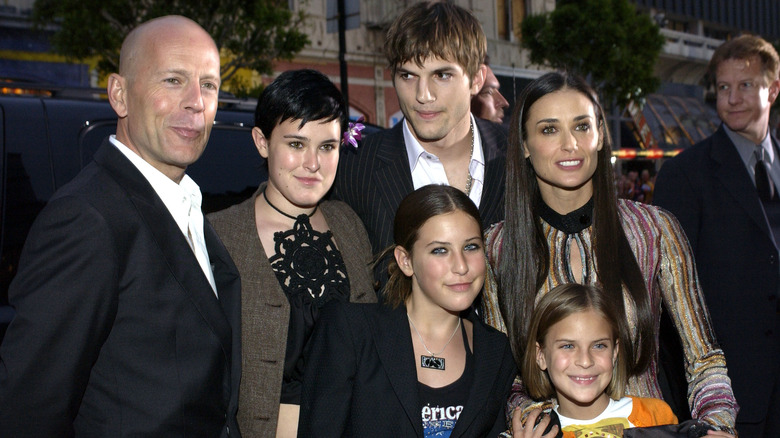 Moore, Kutcher, Willis and kids