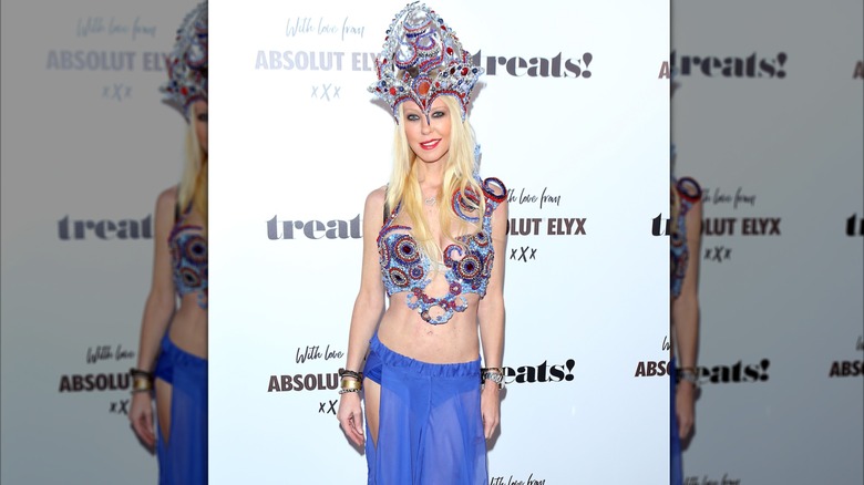 Tara Reid at a 2019 Halloween party
