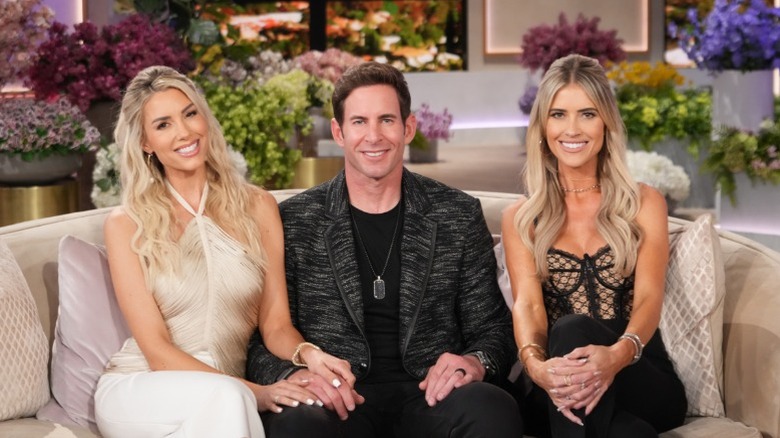 Heather Rae El Moussa, Tarek El Moussa, and Christina Haack on "The Jennifer Hudson Show"  in Burbank, CA (2025)
