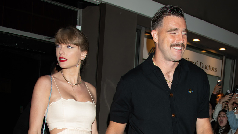 Taylor Swift and Travis Kelce photographed in New York in September 2024
