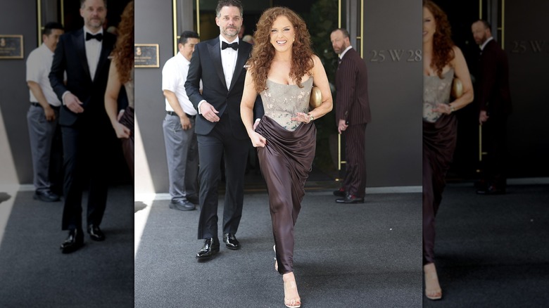 Abigail Anderson walking to Taylor Swift wedding