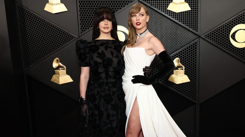 Lana Del Rey and Taylor Swift at the 2024 Grammy Awards