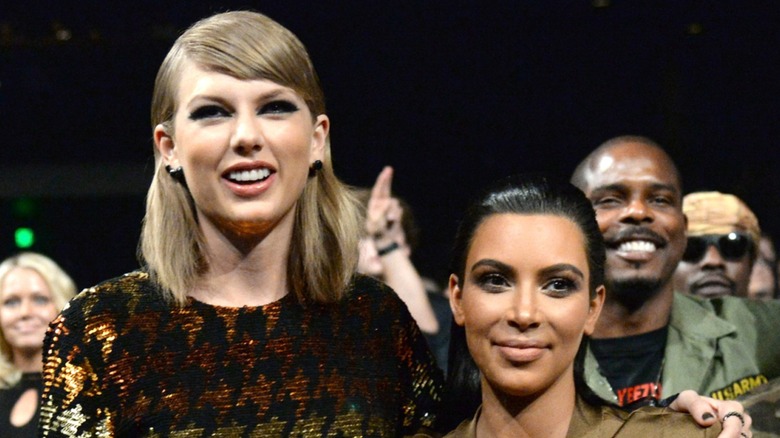 Taylor Swift and Kim Kardashian in 2015