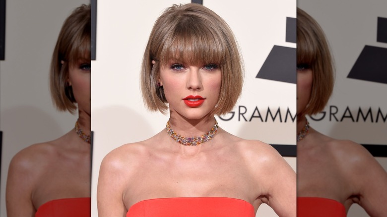 Taylor Swift at the 2016 Grammy Awards