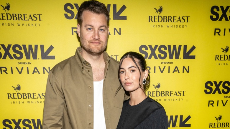 Drew Kirsch and Sydney Silverman in casual clothing at a SXSW premiere.
