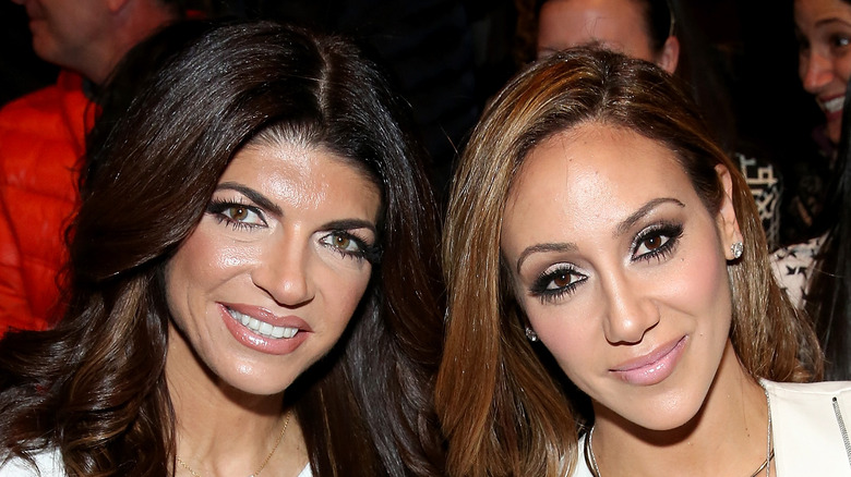 Teresa Guidice & Melissa Gorga smiling