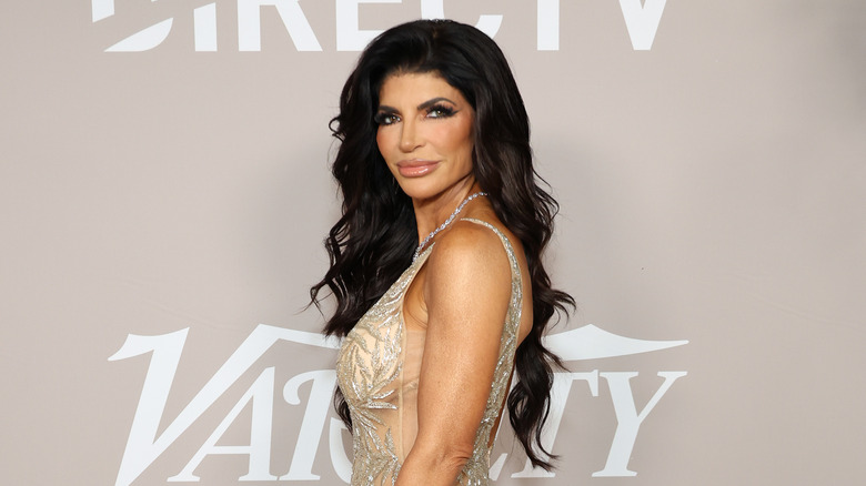 Teresa Giudice posing at an event