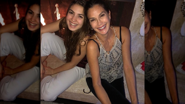 Emerson and Teri Hatcher in December 2018