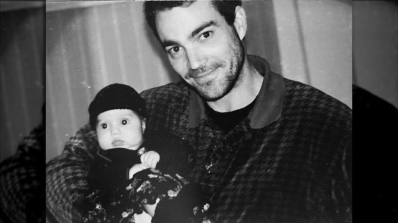Emerson Tenney with father Jon Tenney