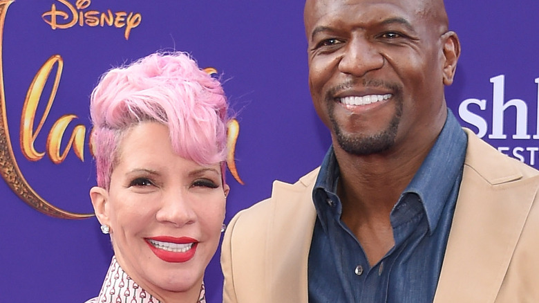 Rebecca King-Crews smiles with Terry Crews