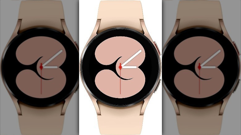 Samsung Galaxy Watch Smartwatch 4 in Pink Gold