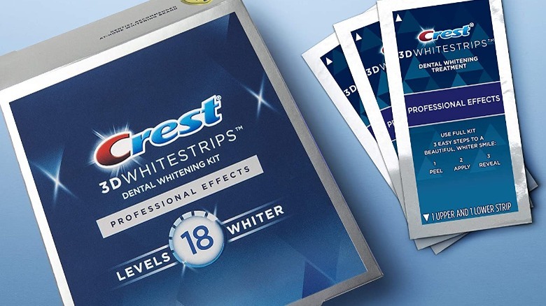 Crest 3D Whitestrips teeth whitening