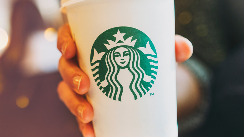 A Starbucks cup