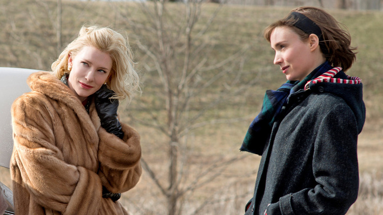 Rooney Mara and Cate Blanchette in Carol