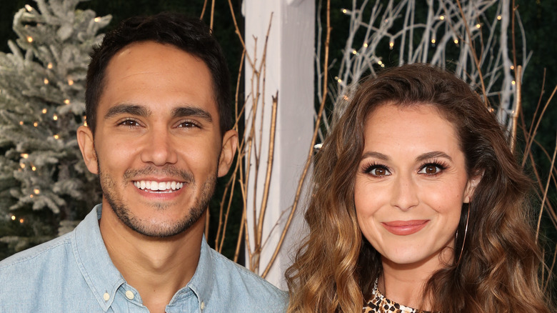 Alexa and Carlos PenaVega during the holidays