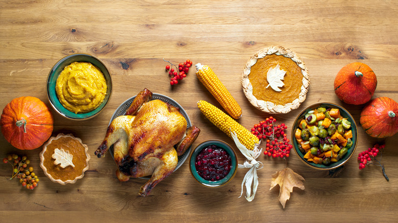 A Thanksgiving spread