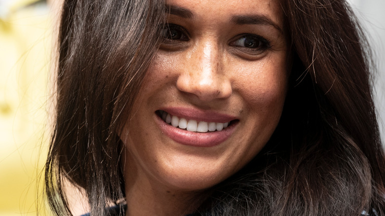 Meghan Markle smiling